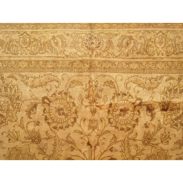 Vintage Perisan Decorative Oriental Tabriz in Room Size For Sale - Image 4 of 12