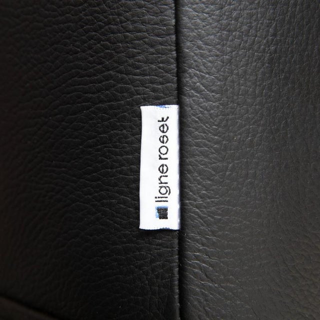 Animal Skin Black Leather Daybed from Ligne Roset For Sale - Image 7 of 12