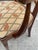 Antique Rustic Office Chair in Cherrywood and Fabric, 1950s For Sale - Image 17 of 18