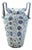 Antique Fratelli Toso Murano Matte Millefiori Murrine Handled Vase 6" For Sale