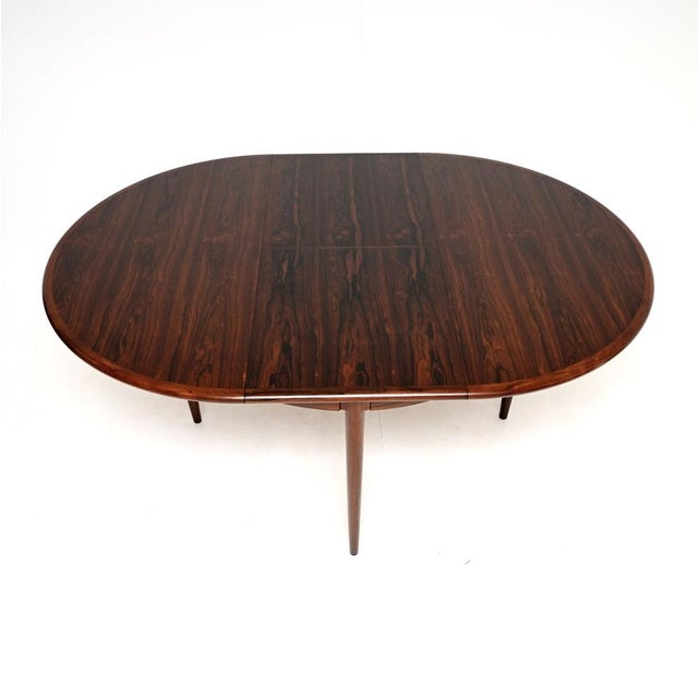Wood Vintage Danish Extending Dining Table by Niels Moller from J.L. Møllers, 1960s For Sale - Image 7 of 15