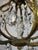 Antique French Brass & Crystal Birdcage Chandelier – 5 Light For Sale In Chicago - Image 6 of 17