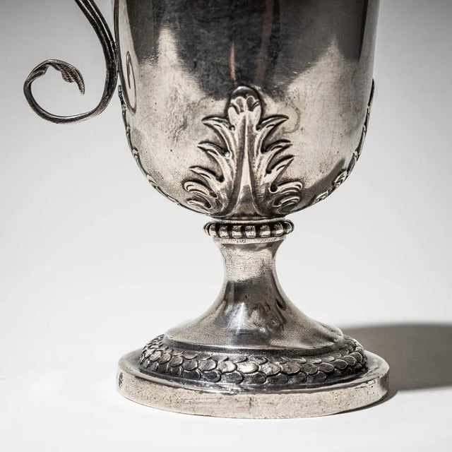 Silver Milk Jug, Leipzig, Germany, 1800s For Sale - Image 3 of 8