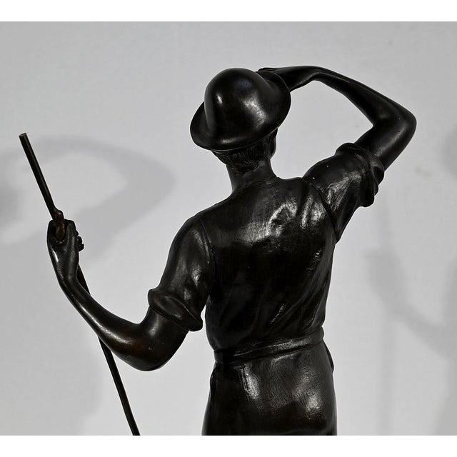 E.Aizelin, Le Faucheur, Late 1800s, Bronze For Sale - Image 16 of 18