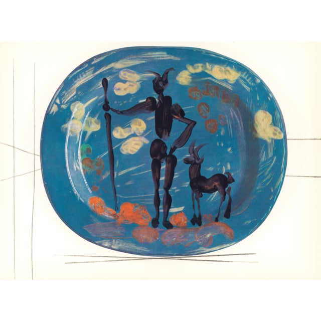 Pablo Picasso "Ceramiqués De Picasso" (Ceramics) 1948 True First Edition - Blues - Set of 3 For Sale - Image 4 of 6