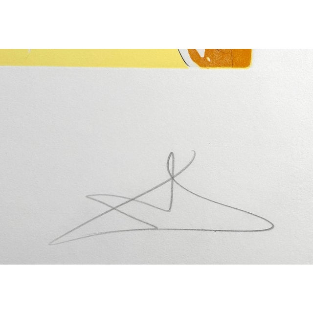 Surrealism Dali Conquest of Cosmos Saturnian Giraffe Hand Signed Numbered For Sale - Image 3 of 4
