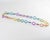 Metal David Spada Space Age Multicolor Aluminum Extra-Long Necklace For Sale - Image 7 of 11