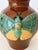Vintage 1970s Ceramic Butterfly Vase For Sale - Image 4 of 6