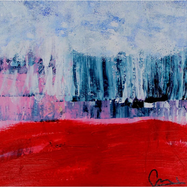 Lola Galanes, Expressionist Composition, 2018, Acrylic Painting For Sale - Image 3 of 5