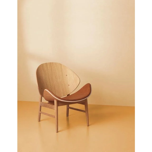 Not Yet Made - Made To Order Orange Chair Vegetal in White Oiled Oak Nude by Warm Nordic For Sale - Image 5 of 11