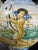 Blue Vintage Italian Hand-Painted Majolica Mythological Vases, 1800s, Set of 2 For Sale - Image 8 of 18