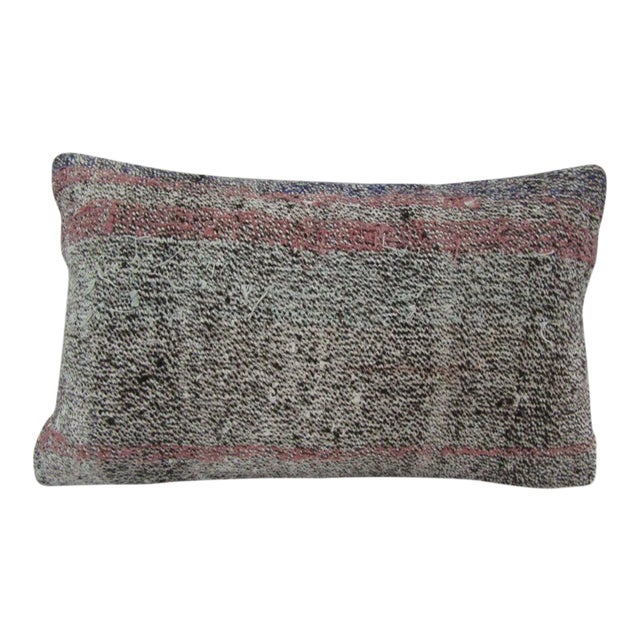 Handmade Natural Turkish Kilim Pillow Cover For Sale