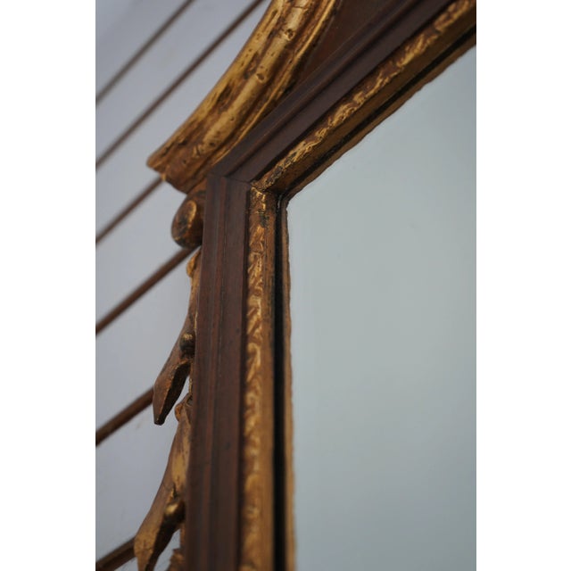 Friedman Brothers Friedman Brothers Vintage Model 4832 Chippendale Style Mahogany Mirror For Sale - Image 4 of 11