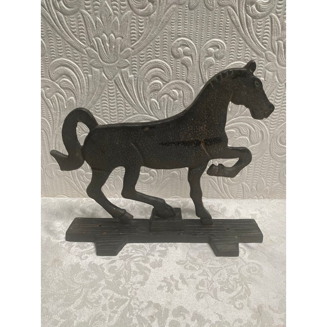 This fabulous vintage handmade iron weathervane would look lovely on top of someone’s roof! It also is great for interior...