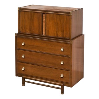 Mid 20th Century Modern by Morris Highboy Dresser For Sale