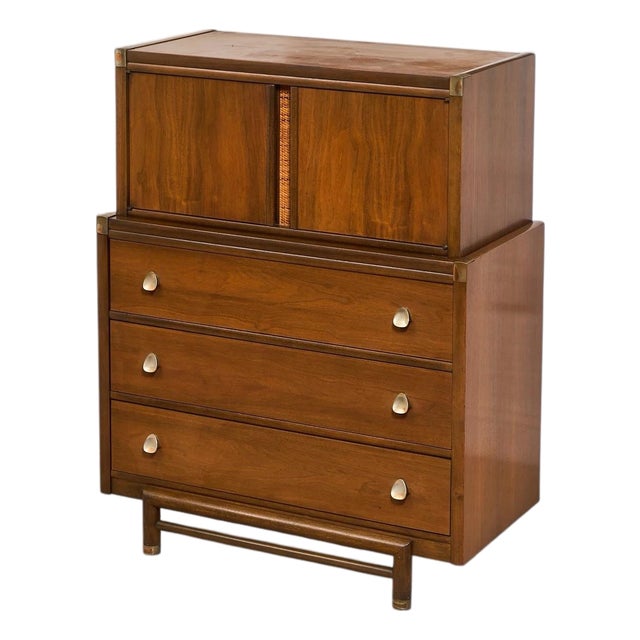 Mid 20th Century Modern by Morris Highboy Dresser For Sale