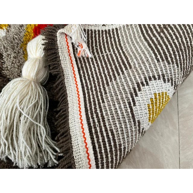 Mid-Century Modern Mid-Century Wall Tapestry, Denmark, 1968 For Sale - Image 3 of 8