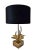 Nenuphar Lilly Table Lamp in Bronze and Brass attributed to Maison Charles, France, 1960s For Sale - Image 11 of 12