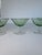 1950s Green Glass Dessert Cups, Set of 10 For Sale - Image 4 of 10