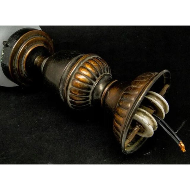 Art Deco Style Pendant Lamp, Poland, 1950s For Sale - Image 4 of 5