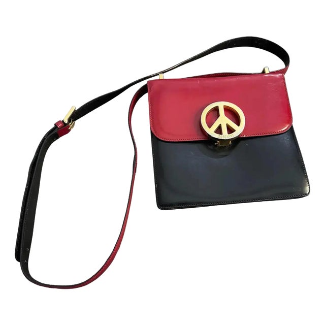A 1980s Iconic Franco Moschino Small Hand Bag For Sale