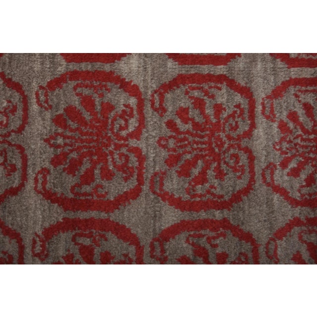 Brick Red Turkish Karapinar Tulu Rug For Sale - Image 8 of 12