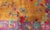 Textile Antique Art Deco Rug in Marigold Field With Plum and Floral Accents For Sale - Image 7 of 15