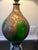 Mid 20th Century Hollywood Regency Hand Blown Glass Lamp With Gold Overlay For Sale - Image 4 of 6