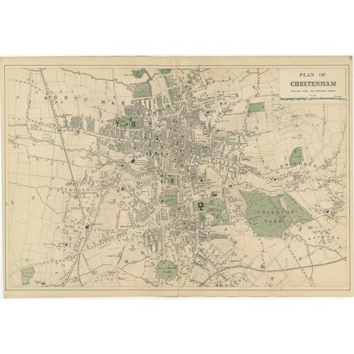 Large Scale Ordnance Atlas Map, 1885 For Sale - Image 11 of 11