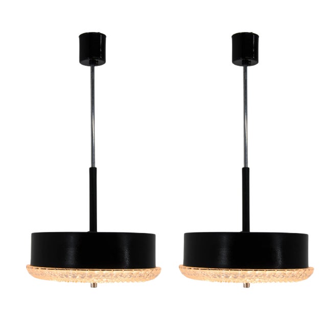 Mid-Century Czechoslovakian Pendants, 1960s, Set of 2 For Sale