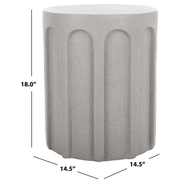 Modern Nikolaus Accent Table in Grey For Sale - Image 3 of 6