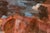 San Francisco artist Aidan M. Sobon created this expressive, semi-abstract painting featuring human figures integrated...