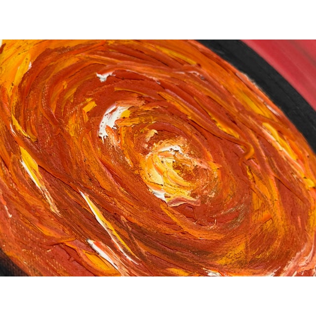 2000 - 2009 Colourful Abstract Tribal Aboriginal Inspired Oil on Canvas in Portrait Format 2005 For Sale - Image 5 of 18
