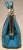 Roberta Di Camerino blue linen and velour handbag in excellent condition. Blue linen exterior with green, blue, and purple...