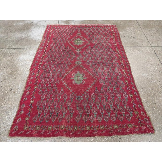 Rustic Galerie Shabab Collection Early 20th Century Turkish Ghourdes Rug For Sale - Image 3 of 9