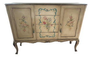 Baroque Venetian Painted Cabinet