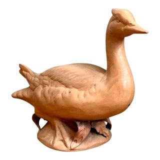 Vintage Italian Terracotta Duck For Sale