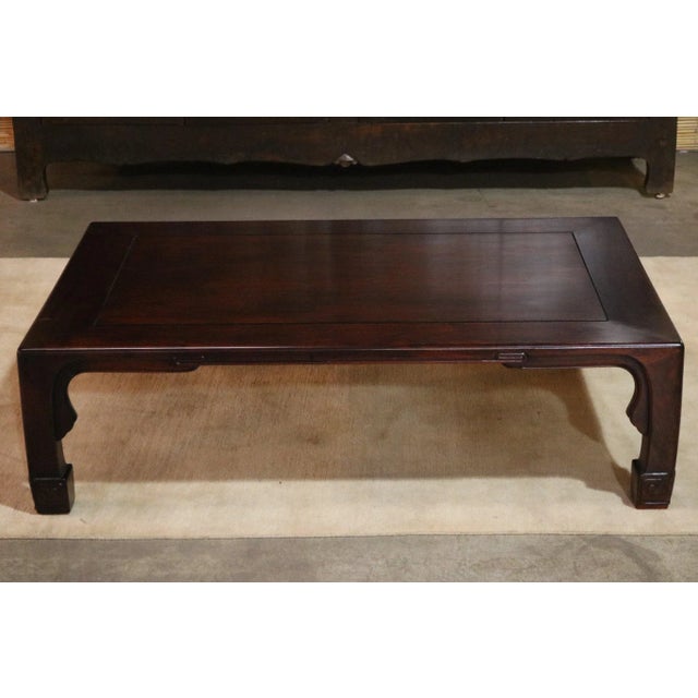 Japanese Rosewood Coffee Table For Sale In Los Angeles - Image 6 of 6
