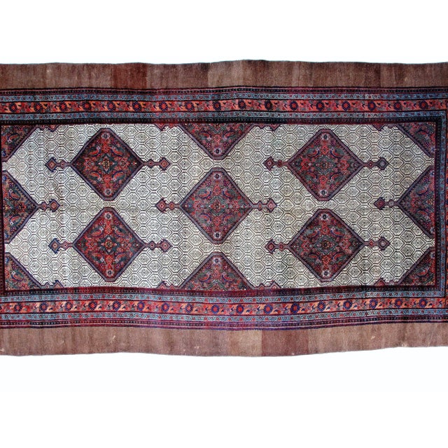 1900s Persian Bakhshaish Rug - 6'7" X 12'6" For Sale - Image 4 of 8