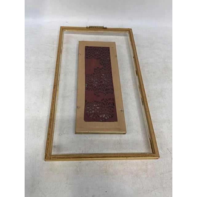 Add a touch of timeless Chinoiserie elegance to your space with this exquisite vintage Chinese giltwood openwork panel....