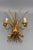Hollywood Regency Style Sheaf Sconce in Gilt Metal, 1960s For Sale - Image 6 of 18
