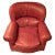 Holly Hunt Cameron for Holly Hunt Roll Arm Leather Club Chairs - A Pair For Sale - Image 4 of 8