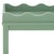 Spritely Home Darlyn Scalloped Rectangle Accent Table in Sage For Sale - Image 4 of 8