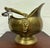 Vintage Brass Coal Scuttle With Lion Head Accents For Sale In Kansas City - Image 6 of 8