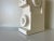 White Modernist Cubist Plaster Male Face Sculpture For Sale - Image 8 of 10