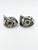 Vintage Ceramic Turkey Salt & Pepper Shakers With Metallic Silver Finish - A Pair For Sale In New Orleans - Image 6 of 7