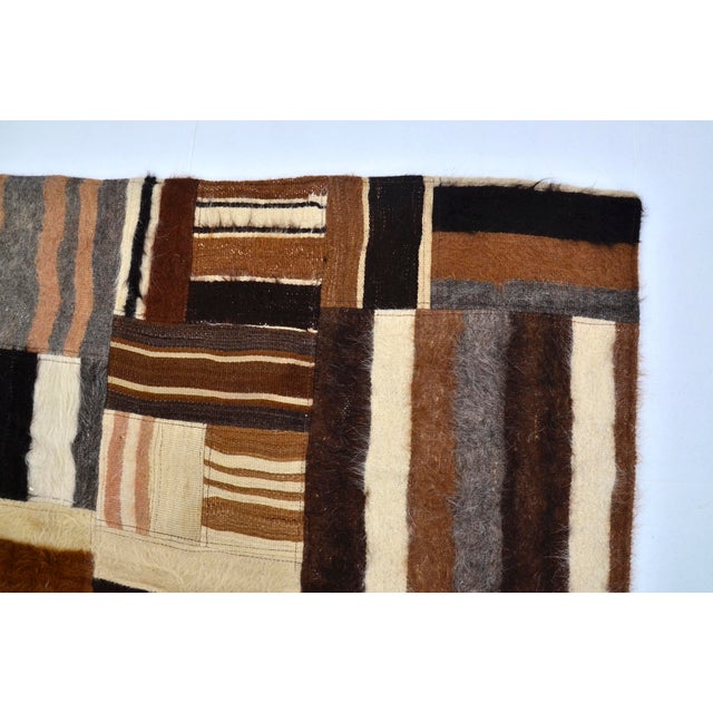 Textile Angora Wool Vintage Anatolian Rug For Sale - Image 7 of 10