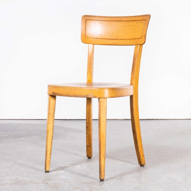 1960's Horgen Glarus Beech Saddle Back Dining Chairs - Various Quantities Available. One of the best sets of chairs we...