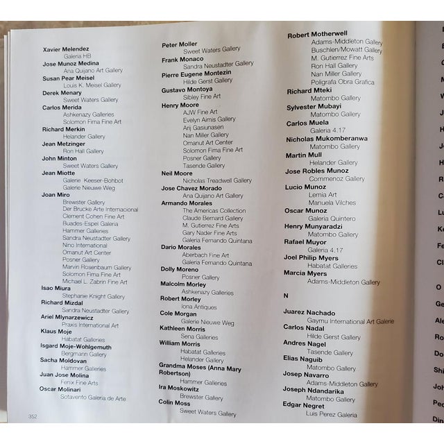 Miami Art Expo 1992 Vintage Hardcover Book For Sale In Miami - Image 6 of 11