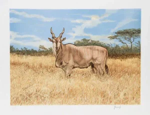 Joseph Vance, "Antelope," Lithograph